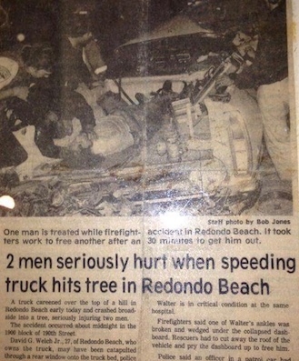 Michael Sinclair Walters - car accident